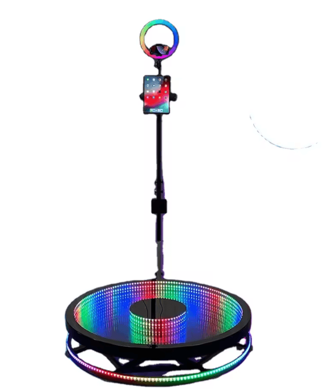 360 degrés, plateforme avec éclairage annulaire 80 cm + flight