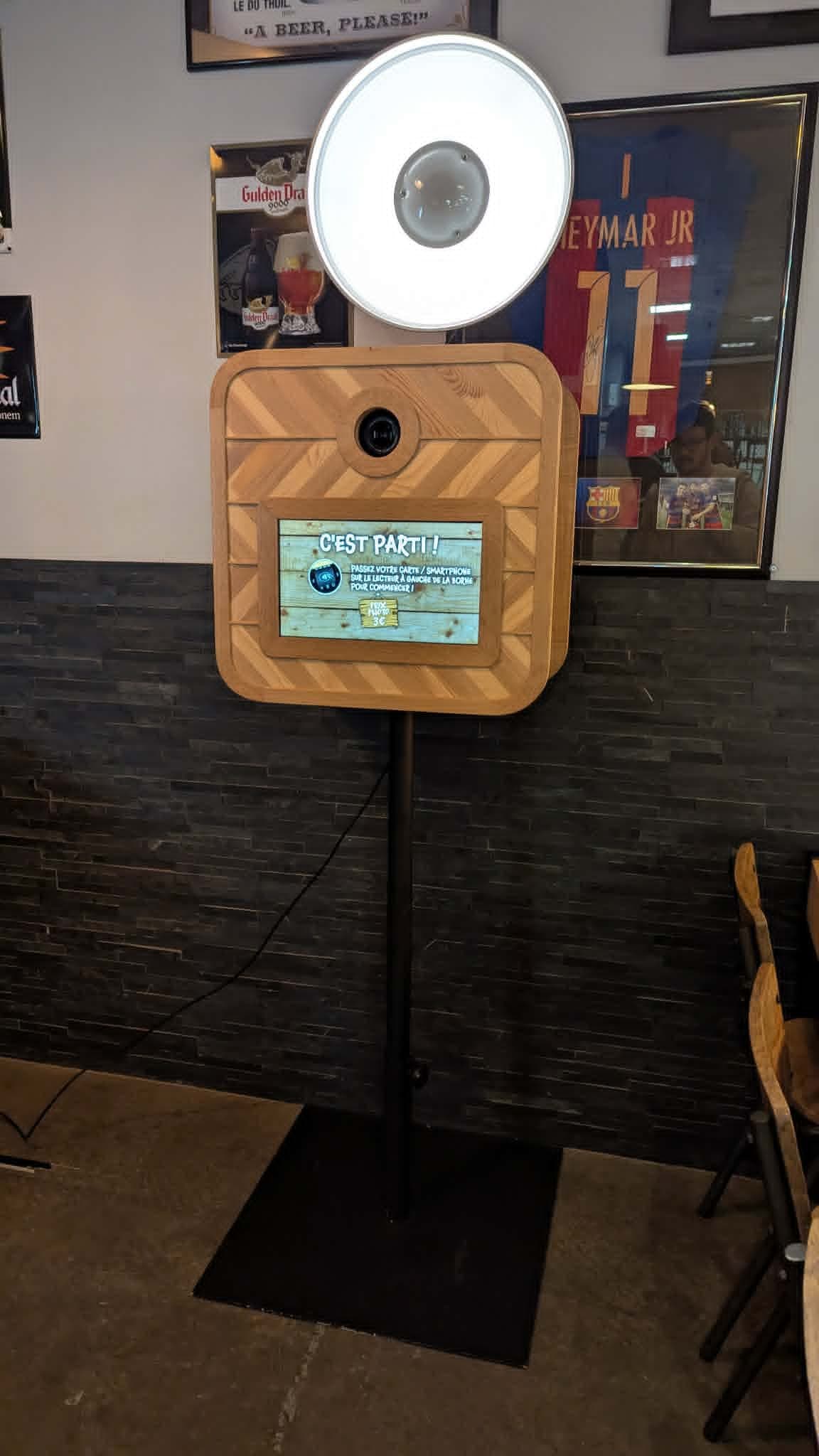 Photobooth unique en bois